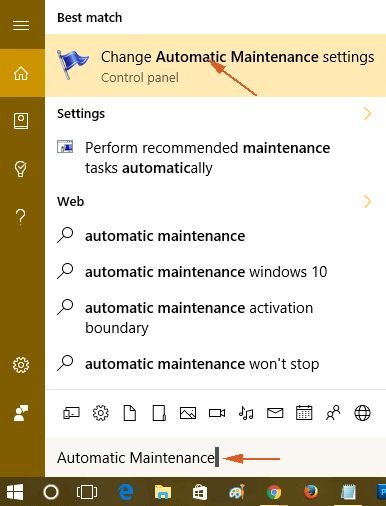  Automatic maintenance cortana