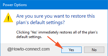 How to Restore Power Plan Advanced Settings to Default in Windows 10