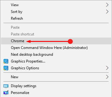 Add Chrome With Icon to Desktop Context Menu in Windows 10 Image 4