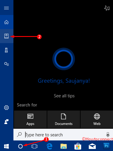 Add Gmail Account to Cortana Photos 1