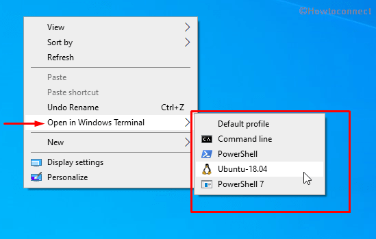 Add Windows Terminal Profiles to Context menu