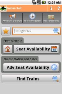 android pnr check app