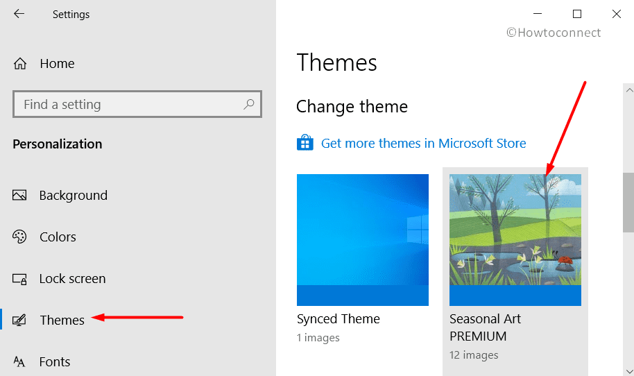 Apply the downloaded theme from Settings page Image 2