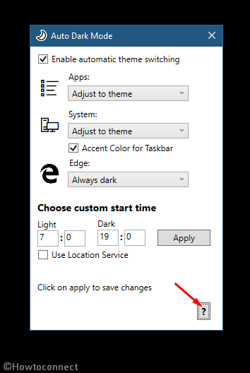 Auto Dark Mode for Windows 10 1903 image 1