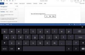 auto predict feature in windows 8.1