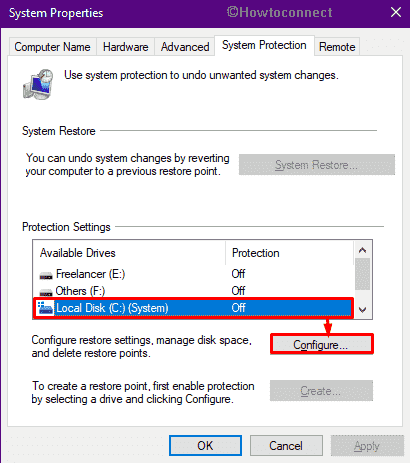 Backup Error Code 0x81000019 - select a driver and click Configure