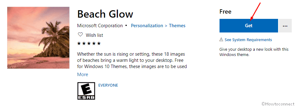 Beach Glow Windows 10 Theme