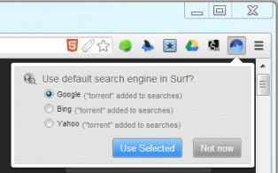bittorrent surf set search engine