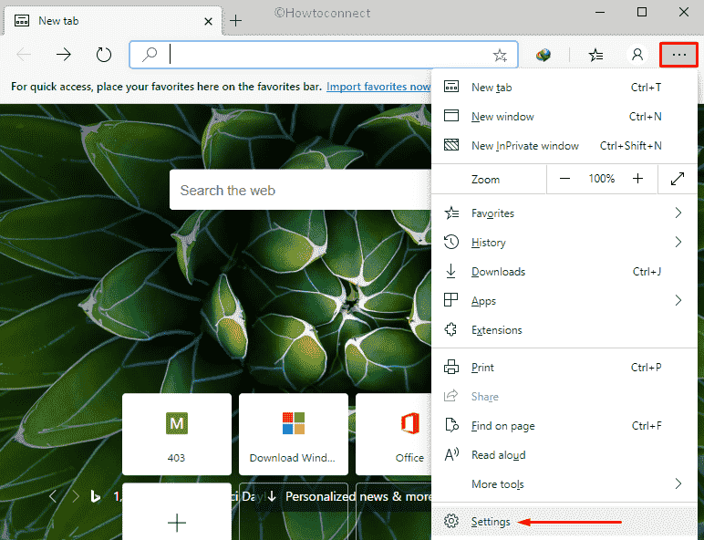 Blocked Trackers in Microsoft Edge-click Settings
