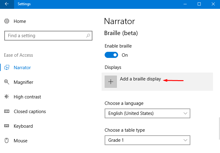 Braille Support in Windows 10 pics 4