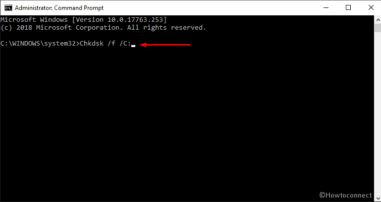 CHKDSK in Command prompt