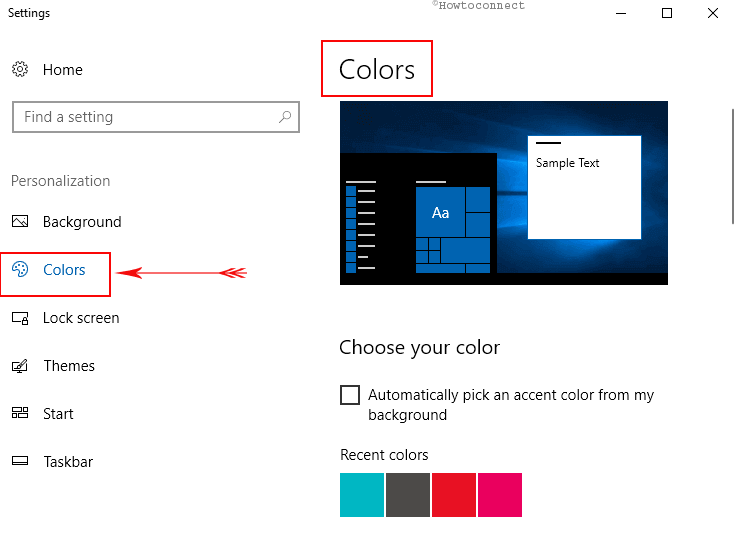 Change Color of Accents image 1