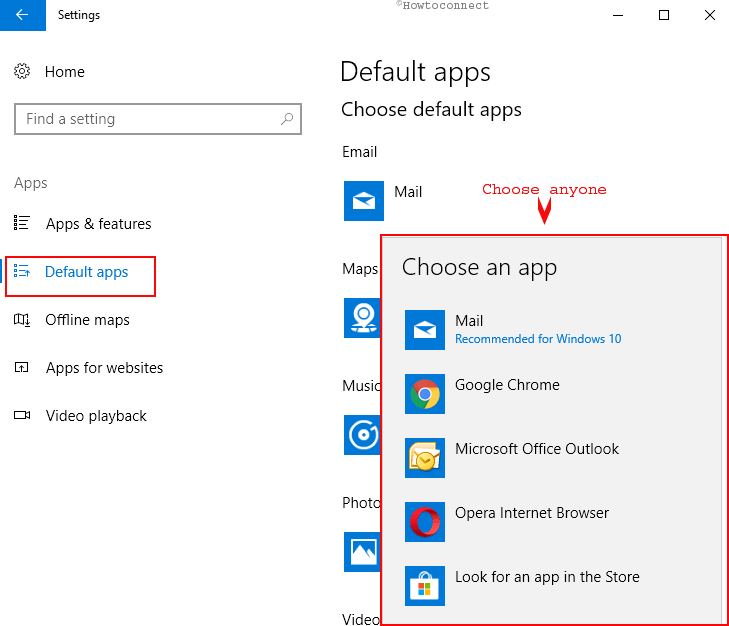 Change Default application image