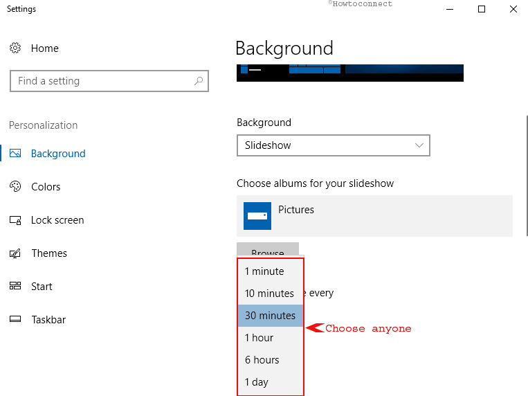 Change Desktop background in windows 10 image 3