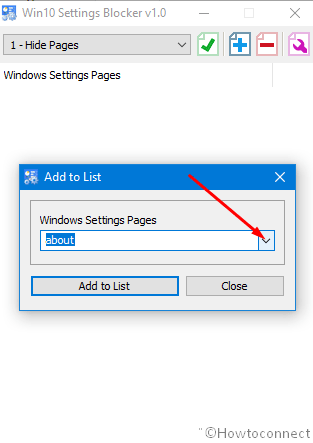 Change Settings Page Visibility Using Win10 Settings blocker image 3