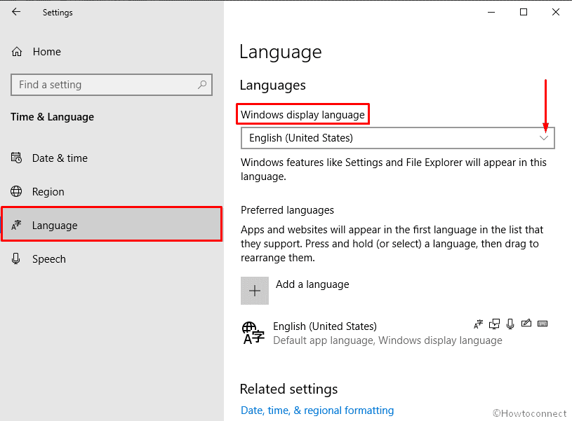 Changing the Display language of your System Image 2