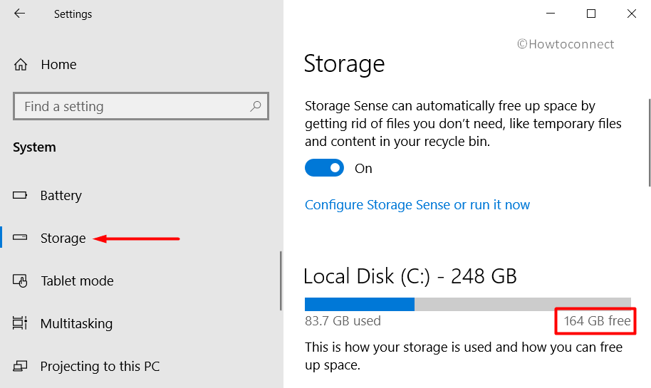 Check Available Storage in Windows 10 Pic 3