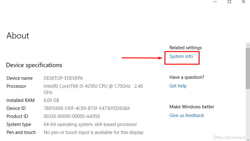 Check Ram Size in Windows 10 using Settings image 3