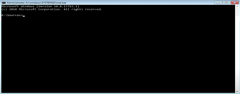 Command Prompt at Boot