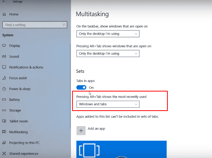 Complete Guide to Use Sets on Windows 10 image 3