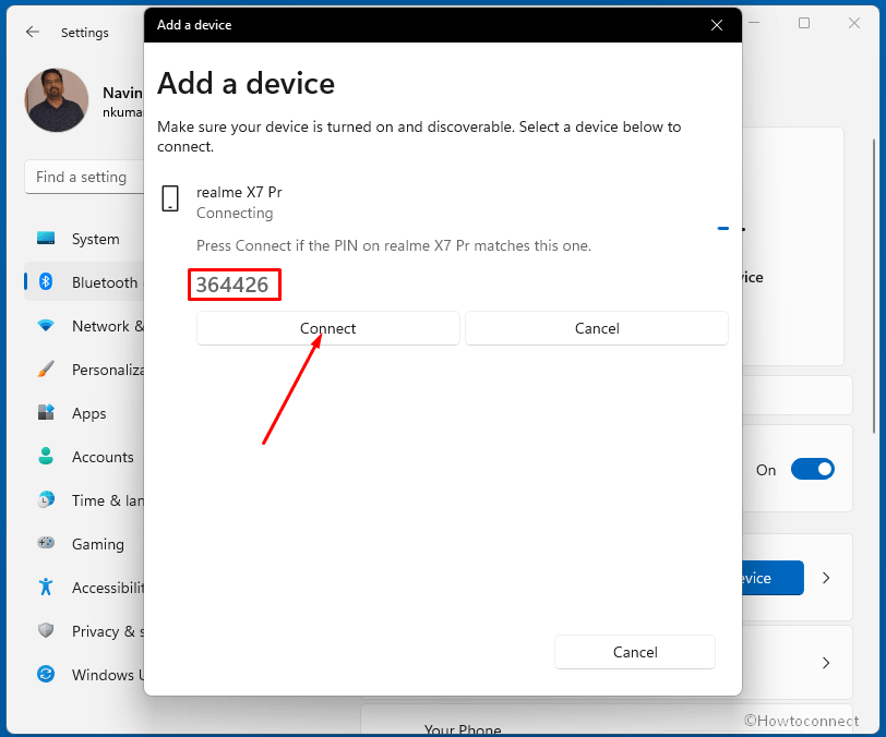 Connect Bluetooth Device to PC in Windows 11