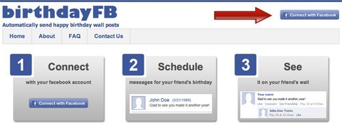 connect birthdayfb