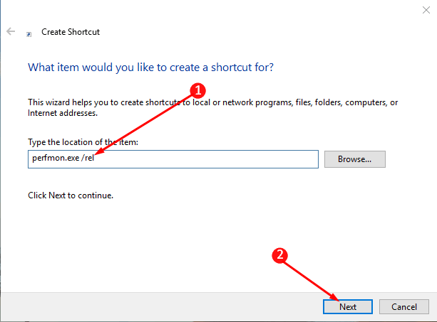 Create Desktop Shortcut to Reliability Monitor on Windows 10 image 1