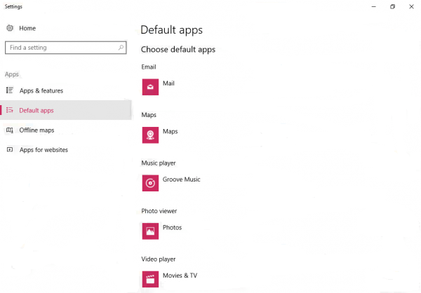 Create Shortcut to Apps Settings on Windows 10 pic 1