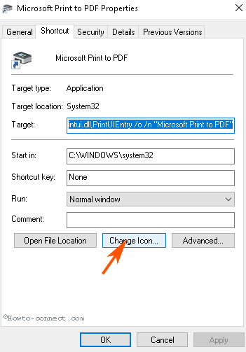 Create Shortcut to Printer Queue in Windows 10 picture 7