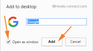 Create Site Shortcut Pin Using Chrome