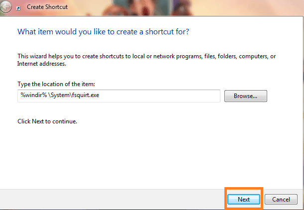 Create Shortcut to Transfer Files through Bluetooth on Windows 10, 8