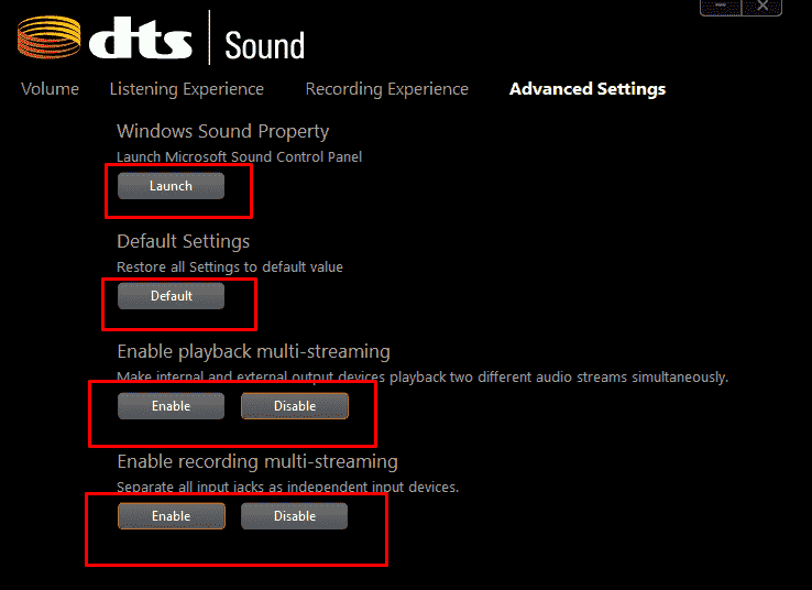 Customize DTS Sound in Windows 10 image
