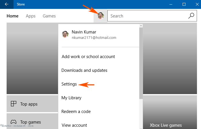 Customize Windows Store Settings in Windows 10 photo 2