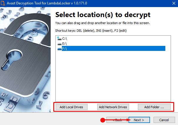 Decrypt LambdaLocker Encrypted Files using Avast Solutions Image 1