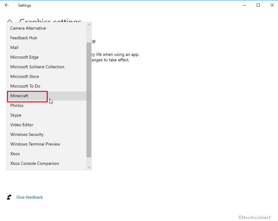 Default Graphics Card from Settings in Windows 10