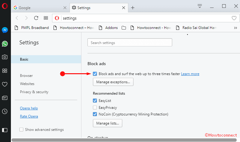 Disable Enable NoCoin Cryptocurrency Mining Protection in Opera Pic 2