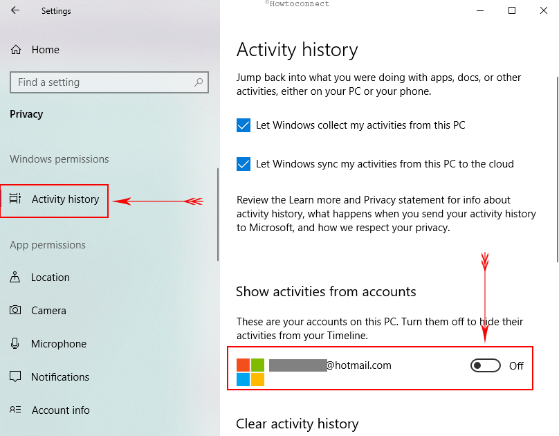 Disable Windows 10 Timeline image 2
