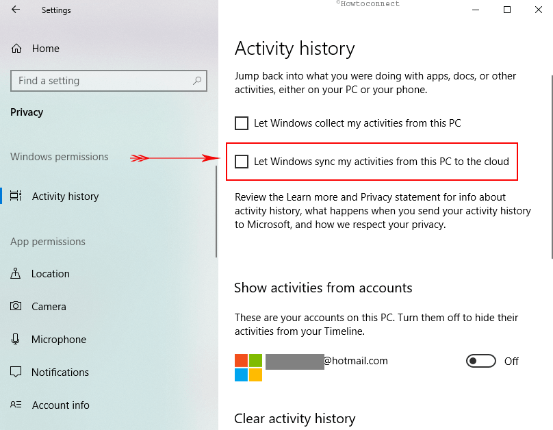 Disable Windows 10 Timeline image 4