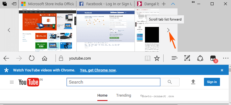 Display Tab Preview Bar in Microsoft Edge image 4