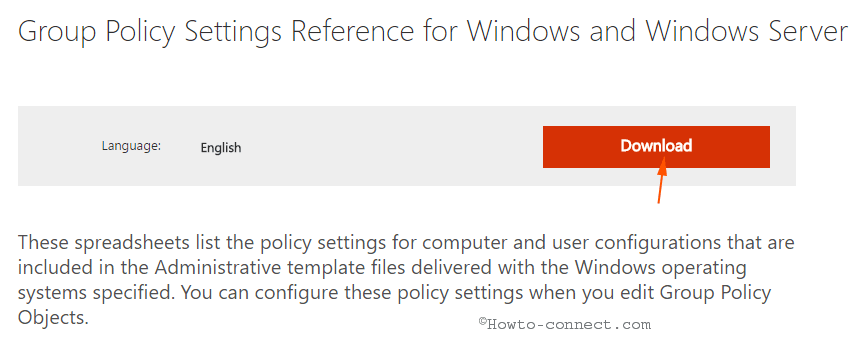 Download All Group Policy Settings in Windows 10 as Spreadsheets