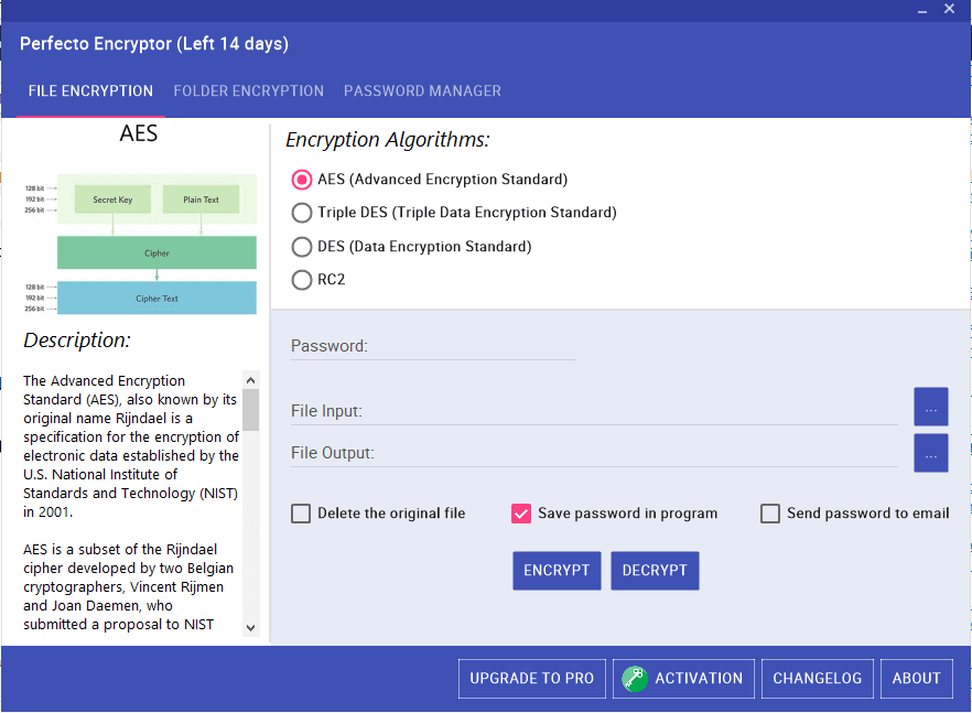 Download Perfecto Encryptor to Fast and Securely Encrypt Your Data image 1