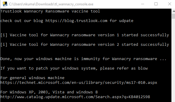 Download TrustlookWannaCryToolkit to Protect WanaCry Ransomware on Windows image