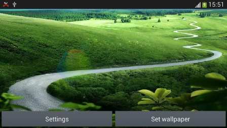 Enhance Android Experience with Dynamic Sun Grass Land Live wallpaper
