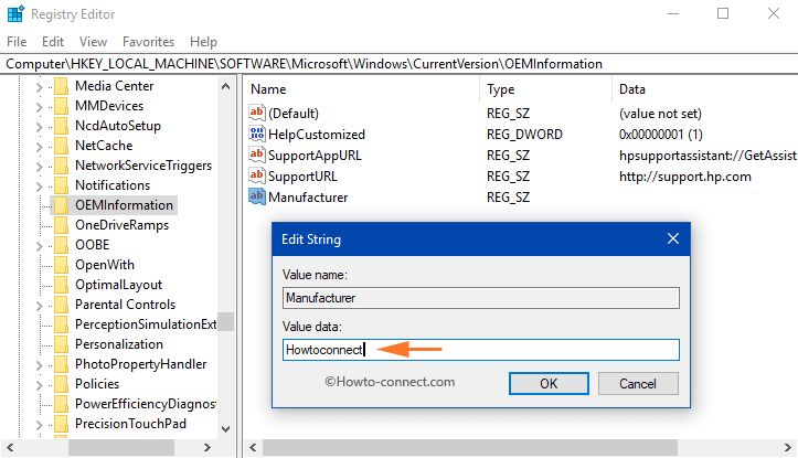 Edit OEM Support Information on Windows 10 Pics 3