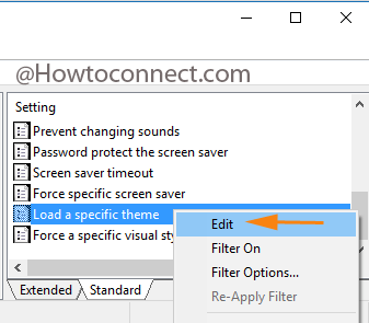 Edit load a specific theme on group policy editor