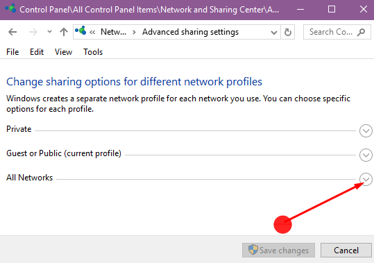 Enable Disable Password Protection Sharing on Windows 10 photo 3