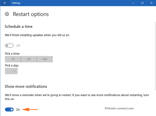 Enable Disable Update Restart Notifications on Windows 10 Picture 4