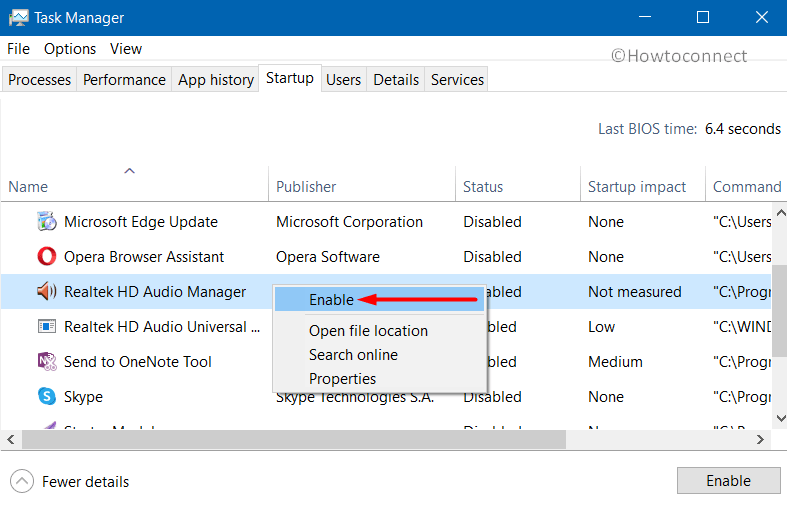 Enable Realtek HD Audio Manager in Windows 10 Image 3