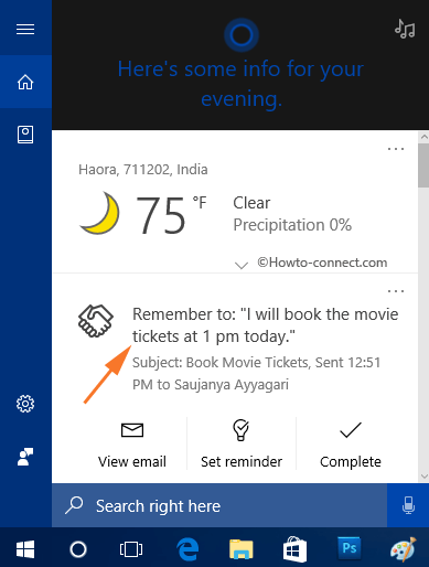 Enable Suggested Reminders in Cortana Windows 10 photo 9