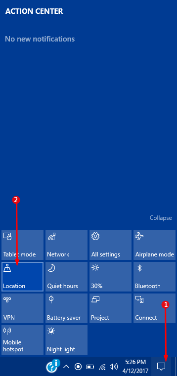 Enable and Disable Location Services on Windows 10 Pics 1
